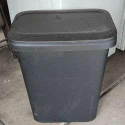 Kitchen Trash Can With Lid For 30 Gal Bag 
