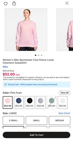 Nike crewneck sweater