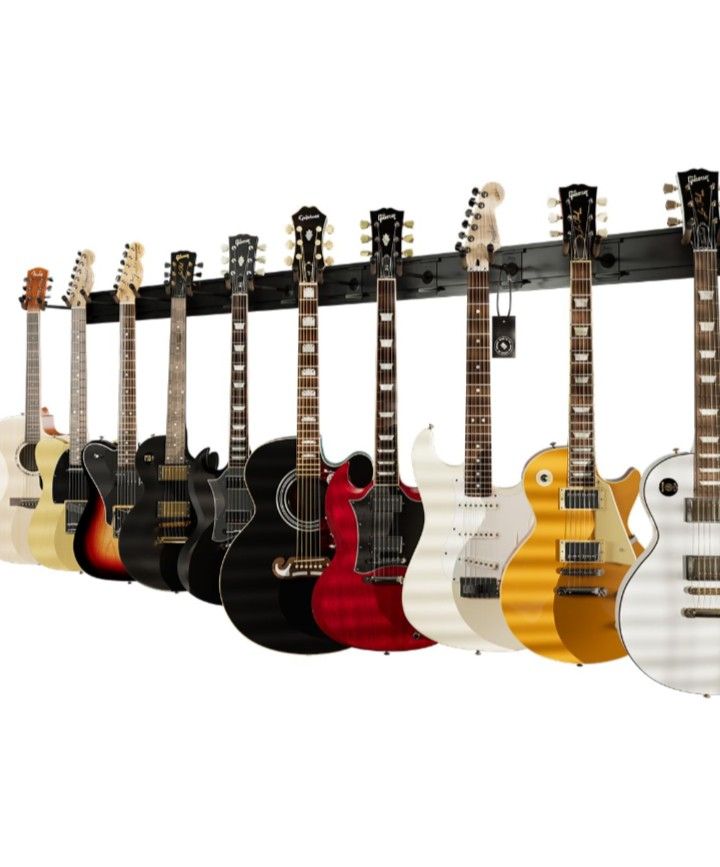 String Swing Guitar Wall Rack, Guitar Stand Mulitple Guitars, Hanging Guitar Stand for Acoustic & Electric Guitars
