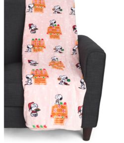 Snoopy Gingerbread Blanket