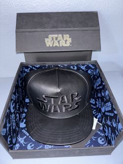 Star Wars Leather Ball Cap Disney Design Group Limited Release w/COA NIB e1
