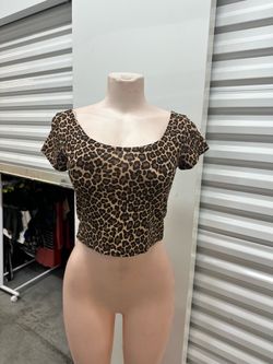 Leopard Print Crop Top