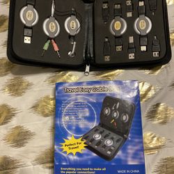 Travel Cable Bag With Cables 