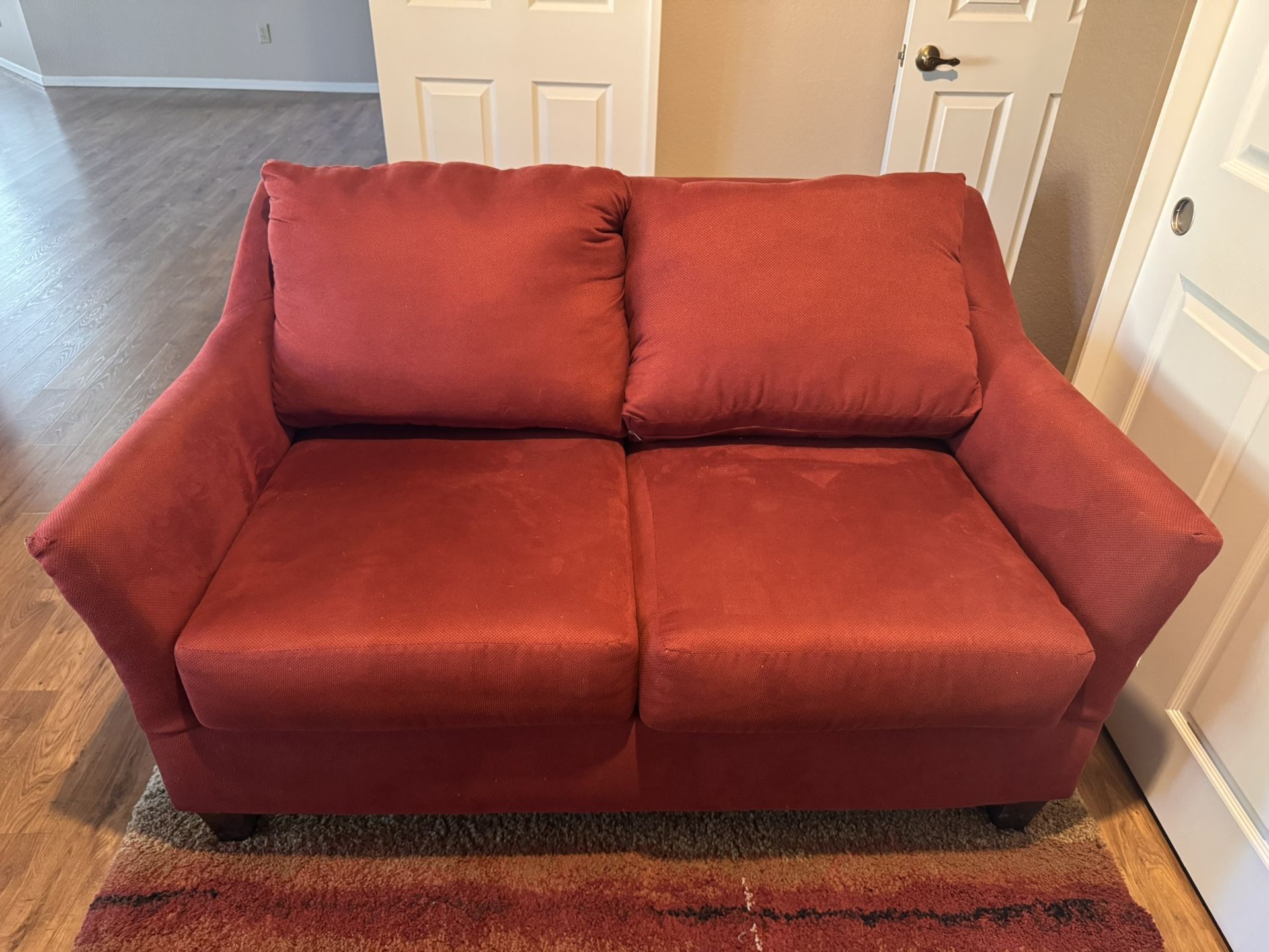 Red Loveseat / Couch