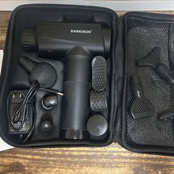 Dark Iron Percussion Massage Gun - looks & functions LIKE NEW!