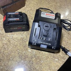 New Bosch 8A Battery & Supercharger 
