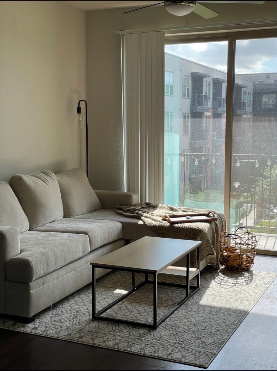 Living Spaces Sectional Sofa - Good Condition