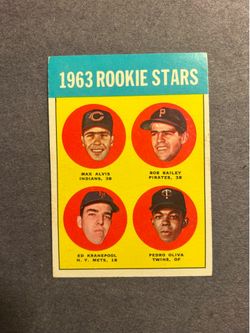 Vintage 1963 Topps #228 Tony Oliva/Ed Kranepool RC. Negotiable