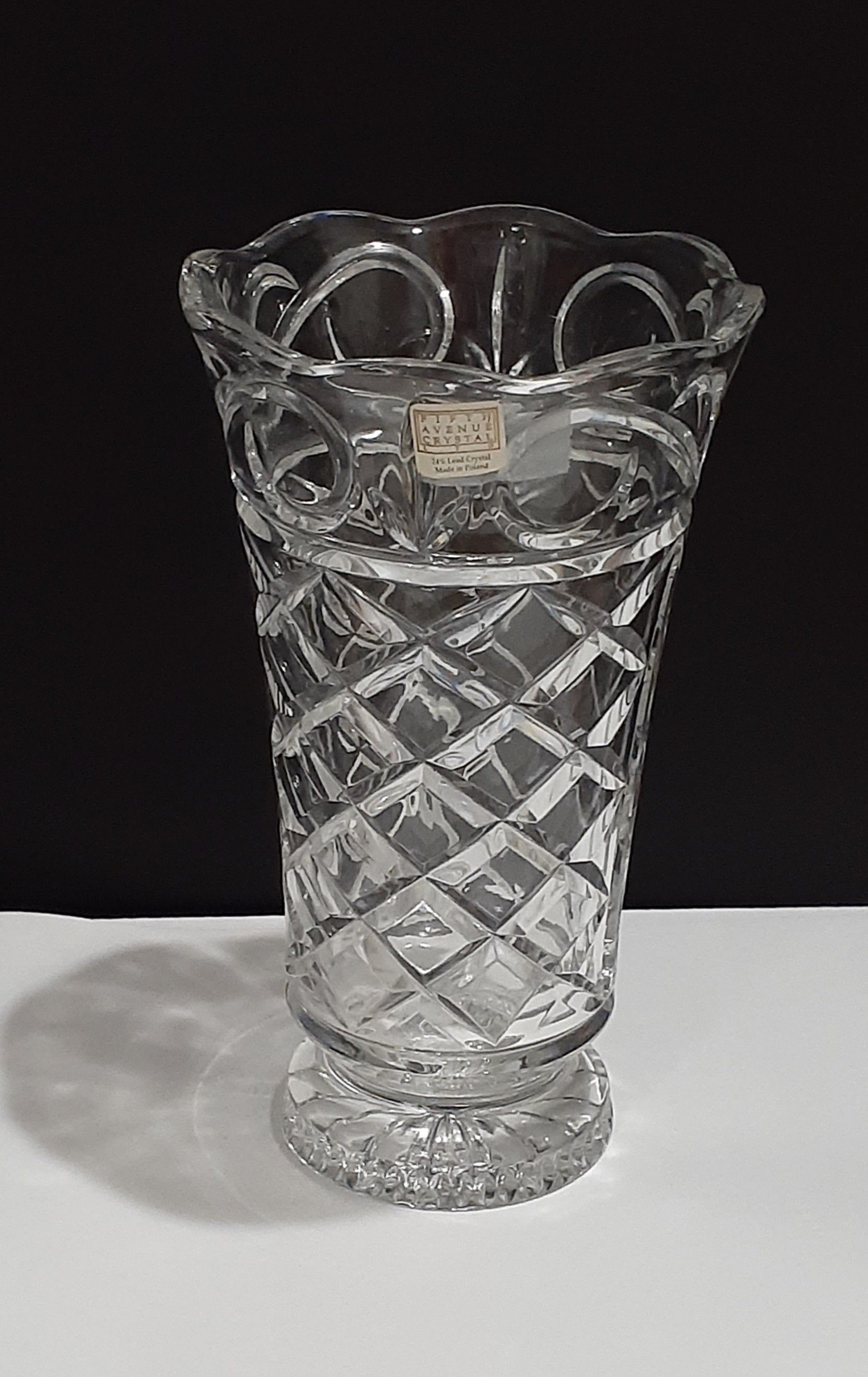 Fifth Avenue "Brighton" Crystal Vase