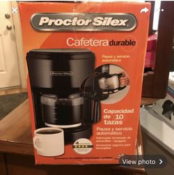 New a coffe machine 10 cups