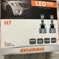 SYLVANIA H7 LED Powersport Headlight Bulbs for Off-Road Use or Fog Lights - 2 Pack