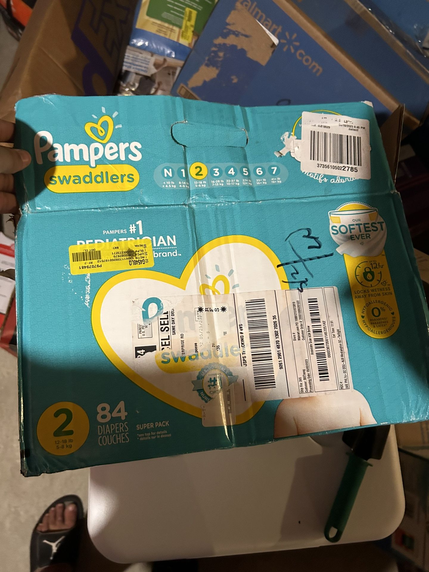 Pampers Swaddlers Diapers, Size 2, 84 Count (Select for More Options)