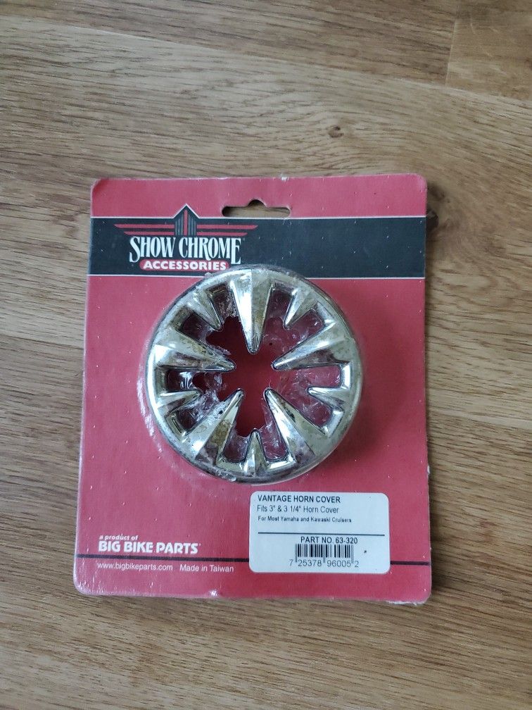 Yamaha Kawasaki Cruisers Vintage Horn Cover 3" And 3 1/4