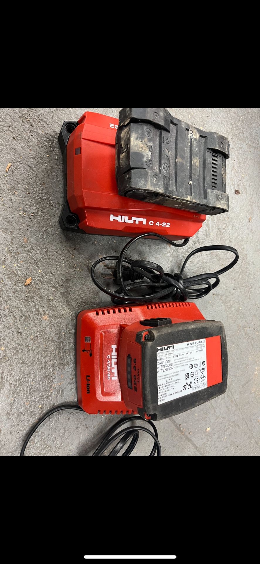 Hilti Batteries