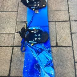 Kemper 155 Cm Snowboard Package 