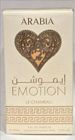 NIB Womens Perfume Arabia Emotion Eau de Parfum 100ML 3.4 oz Madagascar Vanilla