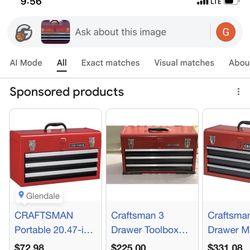 three Drawers tool box 