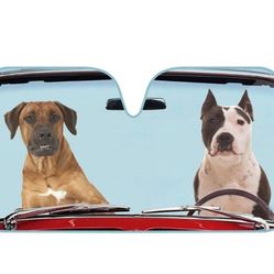 Two Dogs Windshield Auto Sunshade