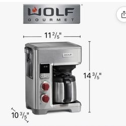 Wolf Red Knob Coffee Maker
