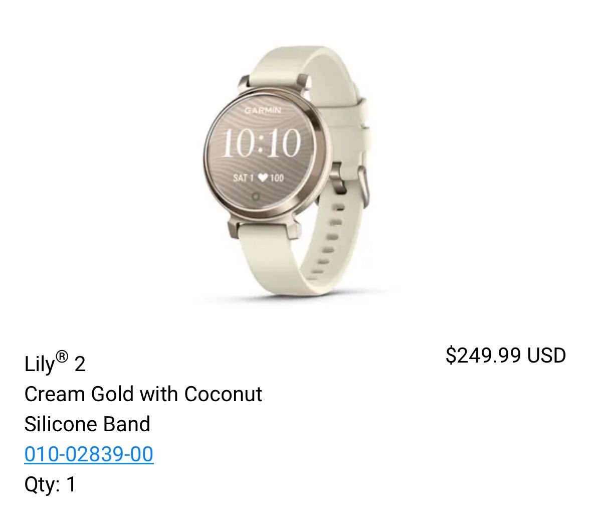 Garmin Woman’s Watch