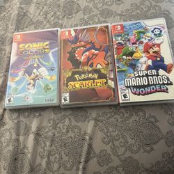 Nintendo Switch Games Pokemon, Mario, Sonic