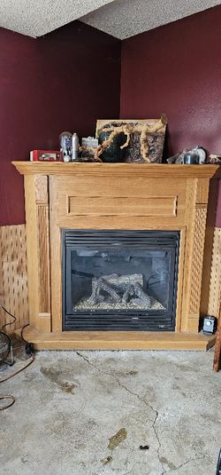 Natural Gas Corner Fireplace