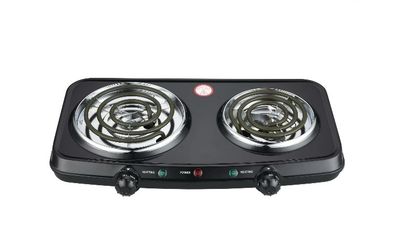 🔥 40% OFF DEAL! Portable Double Burner & Hot Plate – 1800W – New in Box 🍳