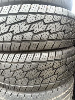 2 used tires 265/75r16 💵free installation and balance ‼️👌