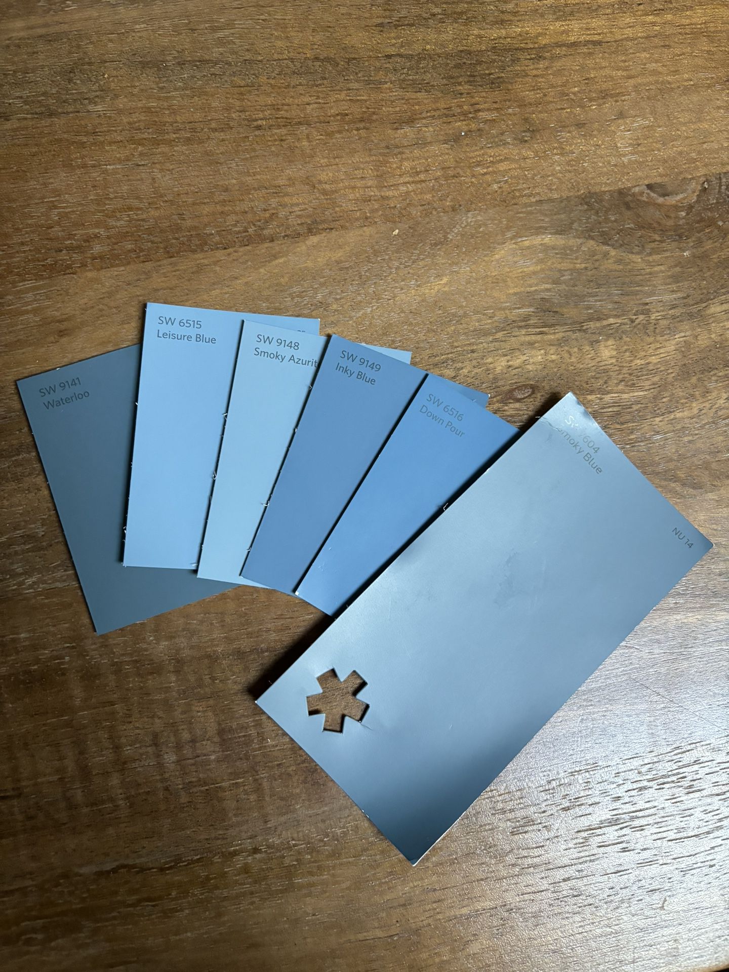 Paint Samples ( Blue Grey) 
