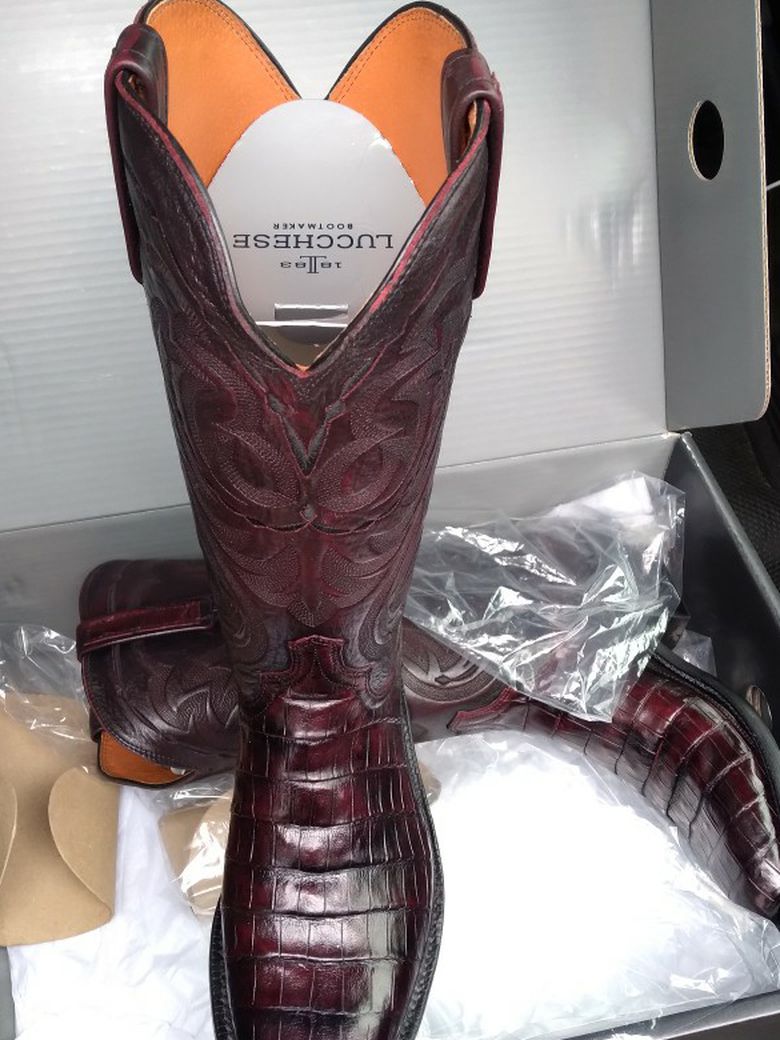 7.5 D Lucchese Mens boots ,This Boots Are Brand New Still In The Box