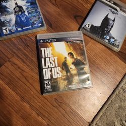 Ps3 Games. Last Of Us And Batman 