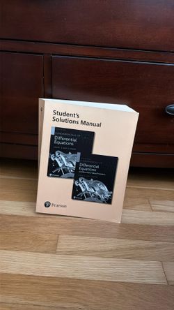 Student’s Solutions Manual for Fundamentals of Differential Equations