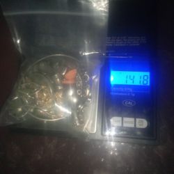 141.8 Grams Of Scrap Silver