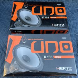 2 Pair 6.5 In  midrange and tweeter