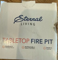 Romantic table top fire pit