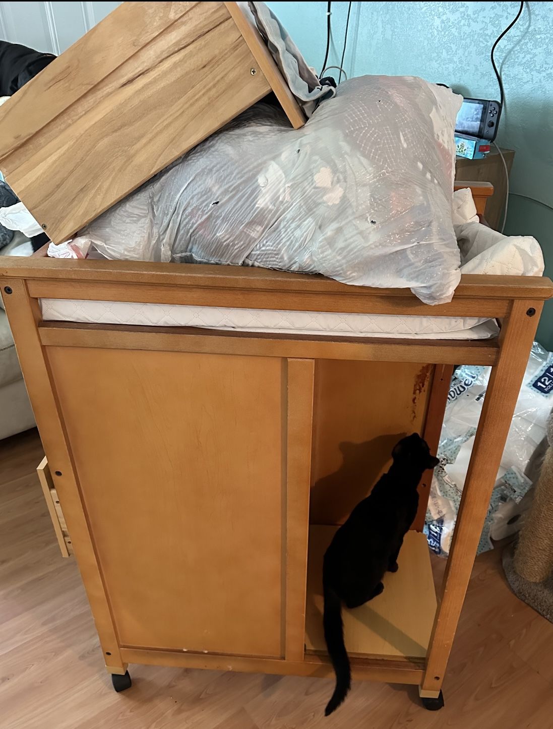 Baby Clothing And Changing Table