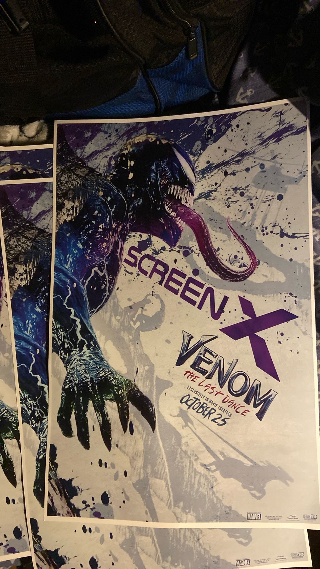 Screen X Venom The Last Dance Posters.