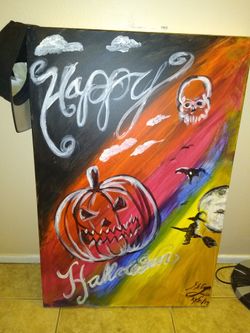 halloween painting