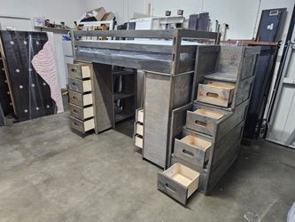 Twin Loft Bed And Mattress 