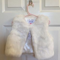 New Children’s Place Faux Fur Vest 