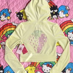 Juicy Couture Lightweight Track Jacket Candy Green NEW -Size XS 