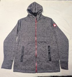 NEW Canada Weather Gear MEN'S  Hoodie With Sherpa Lining - LARGE - GREY 