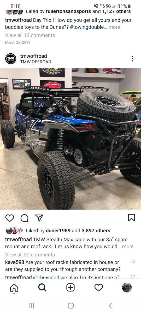 Tmw Can Am X3 Spare Tire Carrier