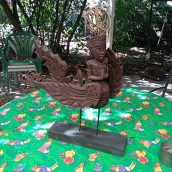 Antique Winged Hindu deity