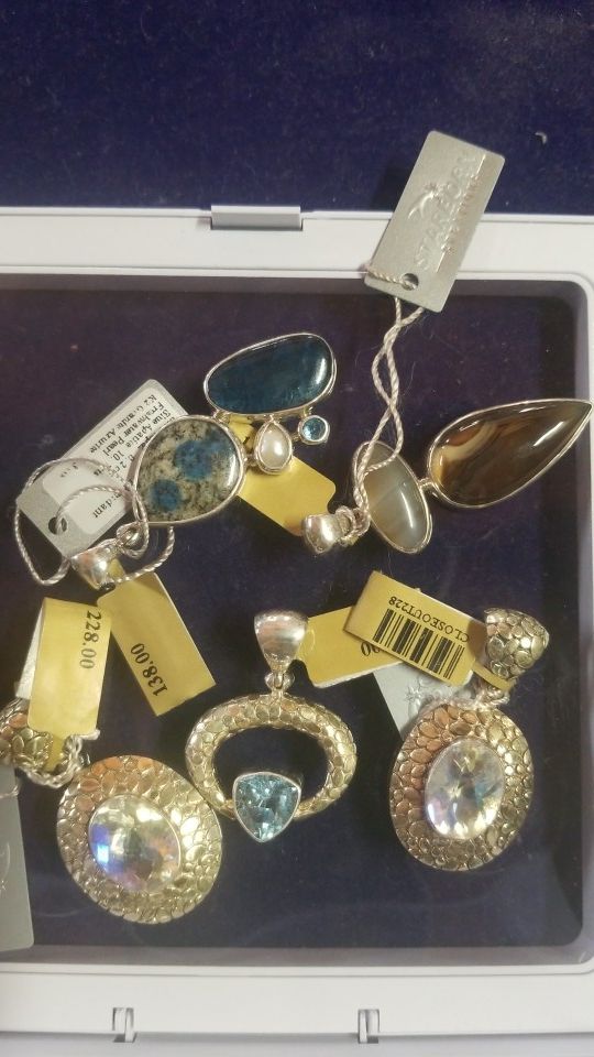 Gold & silver pendants