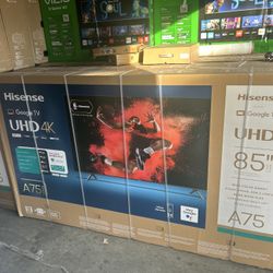 HISENSE 85 INCH 4K SMART TV 