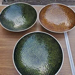 3 Handmade Bowls