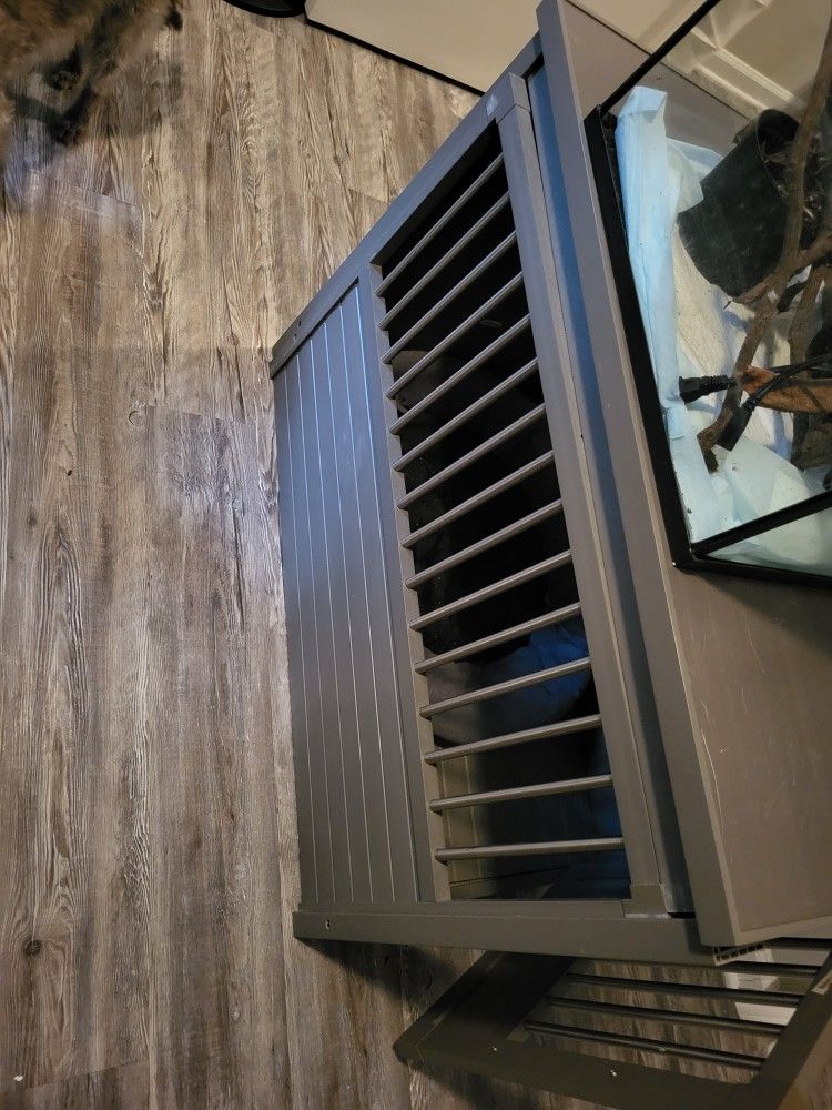 Gray Dog Crate