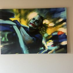 Joker Joy Ride Painting (48x32 inches)