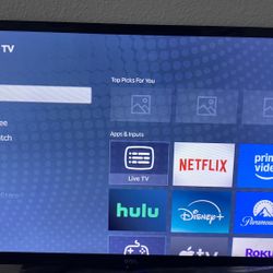 32’ Onn Roku Smart Tv (Pickup Today)